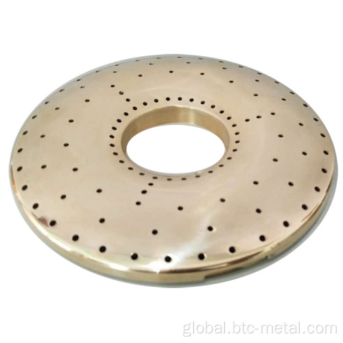 China Copper Material Gas Stove Accessories Metal Fire Cover Factory